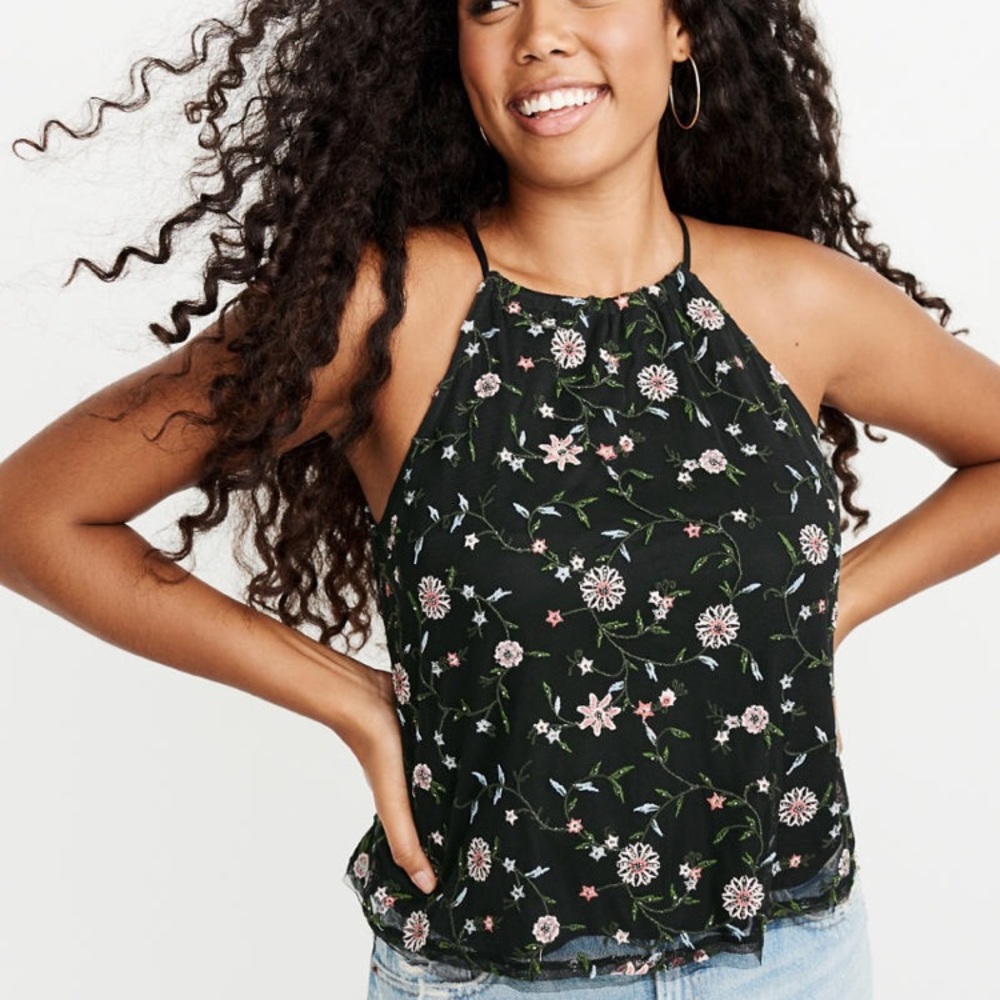 embellished swing cami
